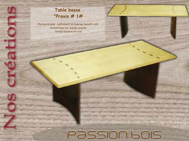 Table basse "Praxis # 1"